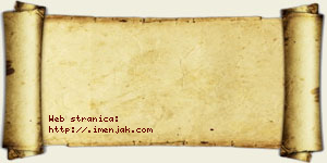 Hana Rakezić vizit kartica